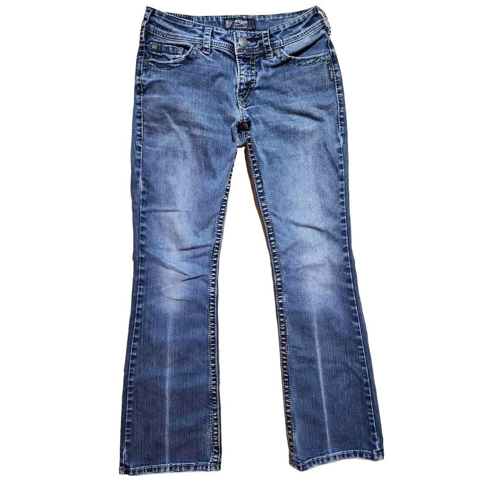 Silver Jeans Co Boot Cut Womens 28 Blue Western Glove Works